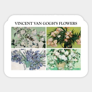 Van Gogh's Flowers Sticker